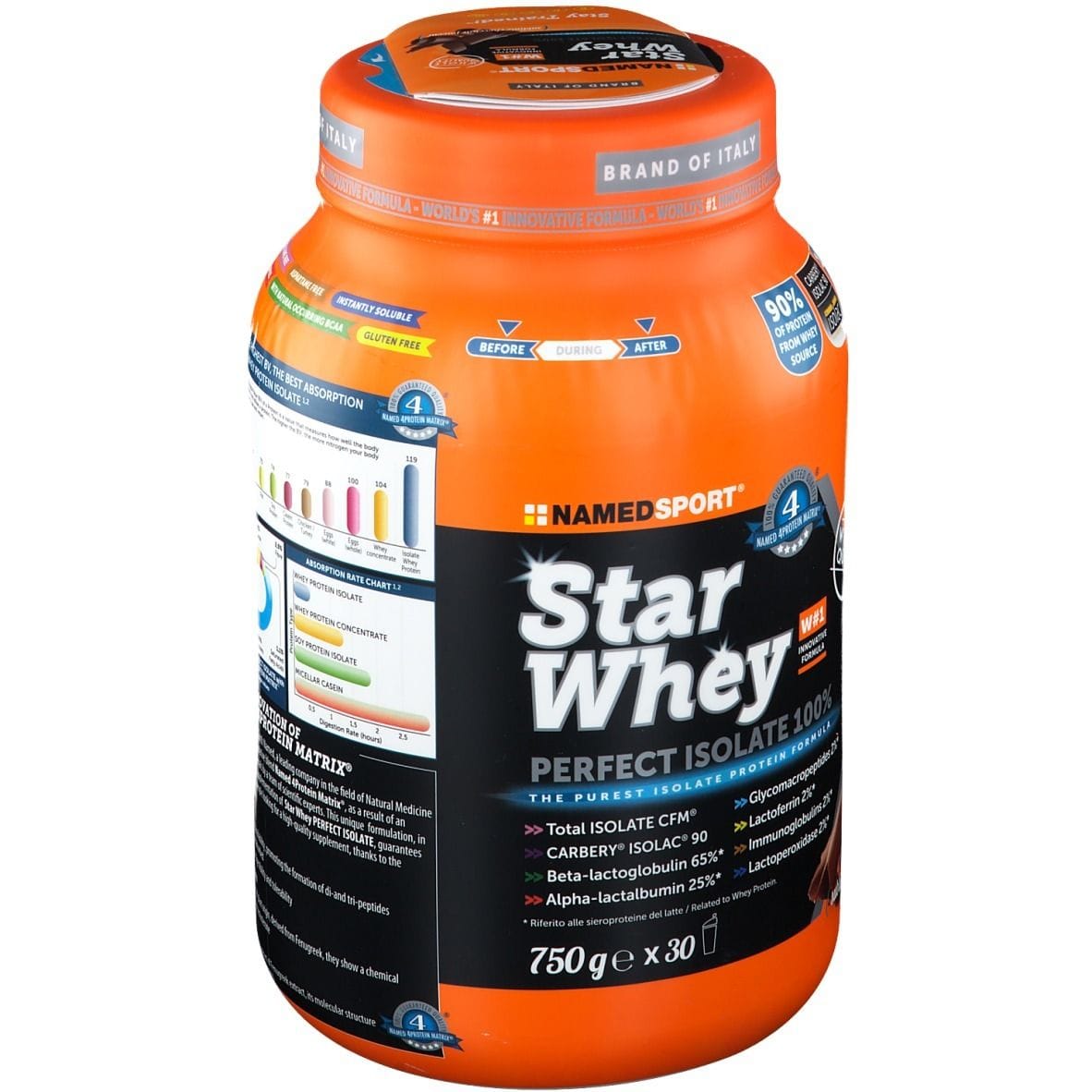 STAR WHEY SUBLIME CHOCOLATE 750 G CON EDULCORANTE SENZA GLUTINE
