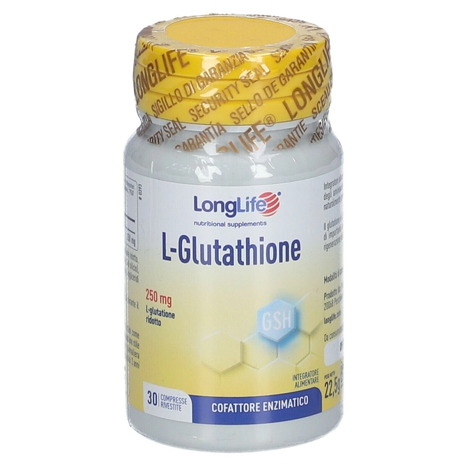 Longlife L Glutathione 250 Mg 30 Compresse