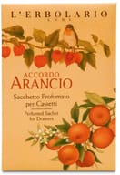 ACCORDO ARANCIO SACCHETTO PROFUMATO PER CASSETTI