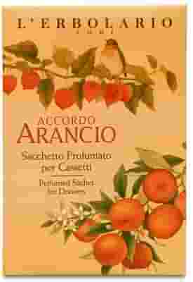 ACCORDO ARANCIO SACCHETTO PROFUMATO PER CASSETTI