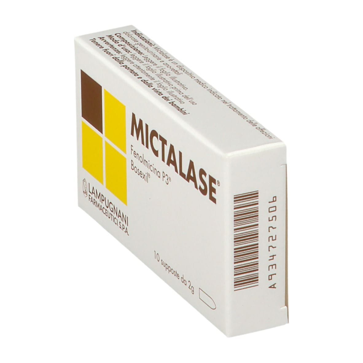 MICTALASE 10 SUPPOSTE 2 G