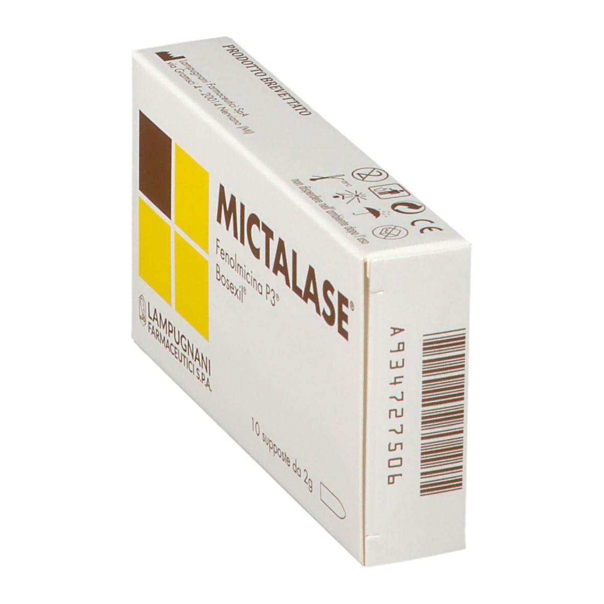 MICTALASE 10 SUPPOSTE 2 G