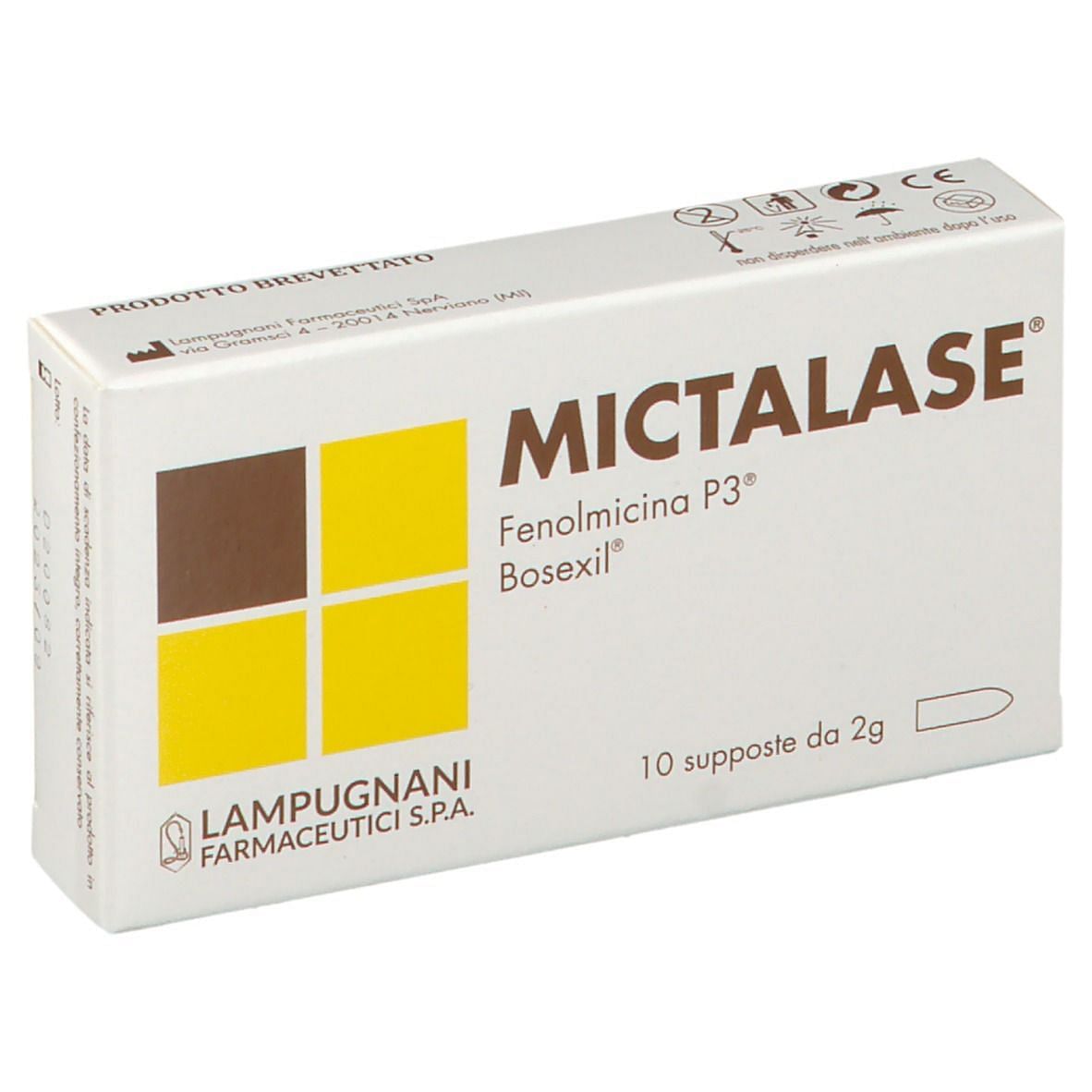 Mictalase 10 Supposte 2 G