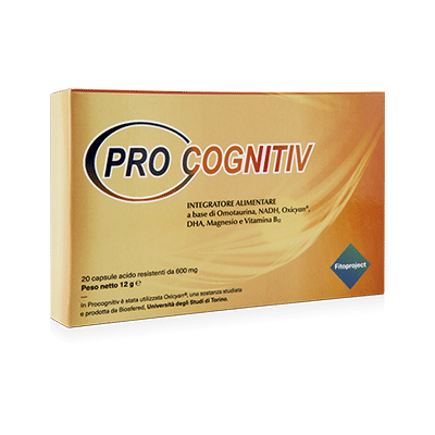 PROCOGNITIV 20 CAPSULE ACIDO RESISTENTI VEGETALI DA 600 MG