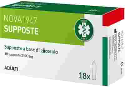 NOVA1947 GLICEROLO 2500MG SUPPOSTE ADULTI 18 PEZZI