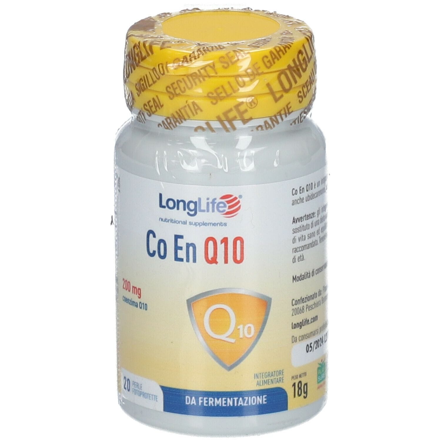 Longlife Co En Q10 200 Mg 20 Perle Fotoprotette