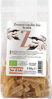 ZENZERO CANDITO STICK BIO 150 G ZENZERO CANDITO STICK BIO 150 G