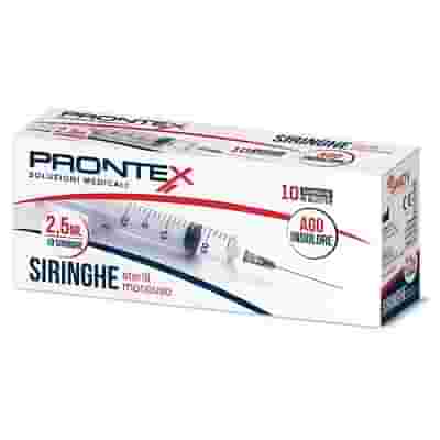 SIRINGA PRONTEX 2,5 ML AGO IND 10 PEZZI