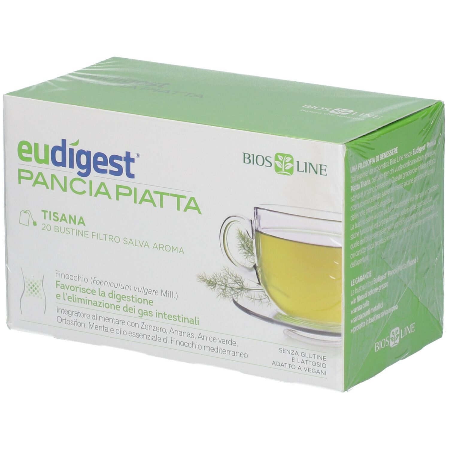 BIOSLINE EUDIGEST TISANA DOPOPASTO 20 BUSTE 40 G