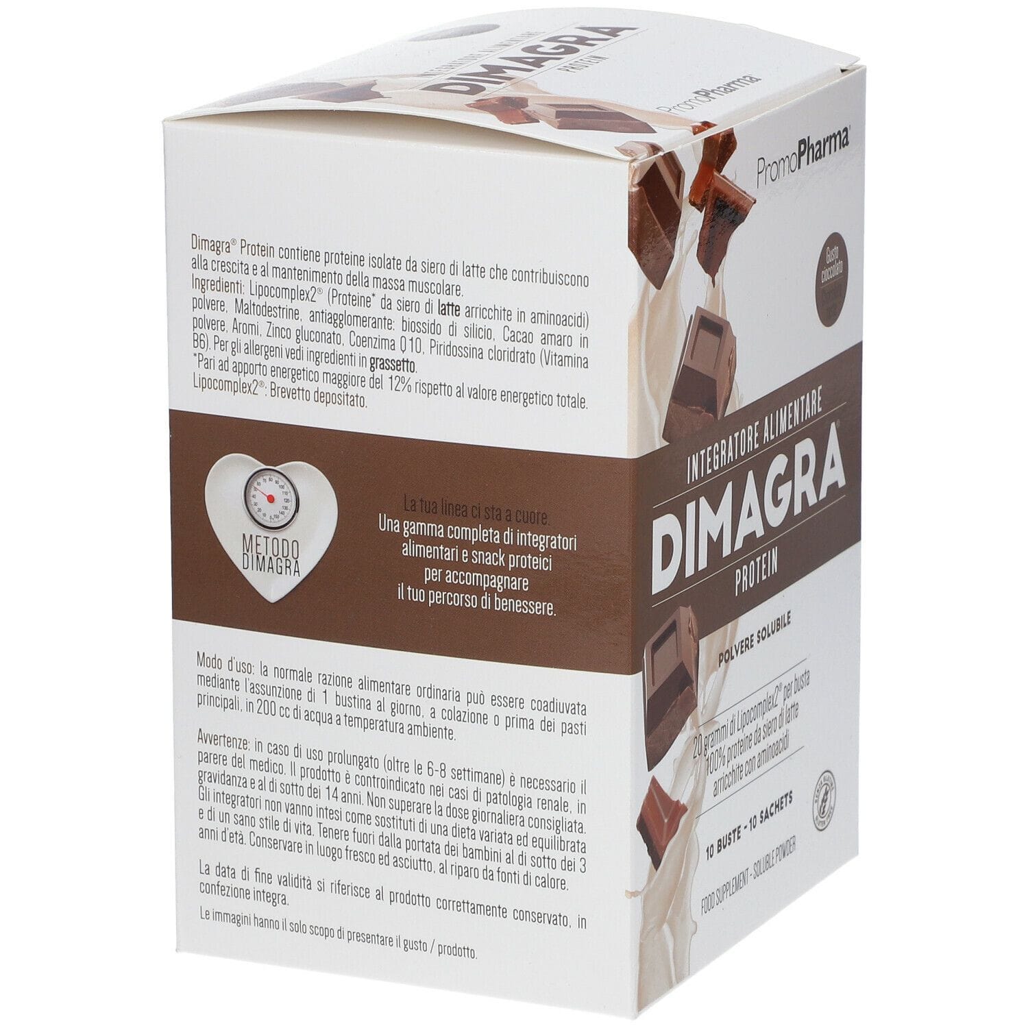 DIMAGRA PROTEIN CIOCCOLATO 10 BUSTE