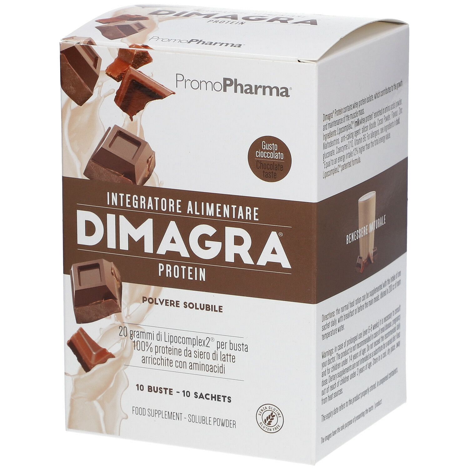 Dimagra Protein Cioccolato 10 Buste