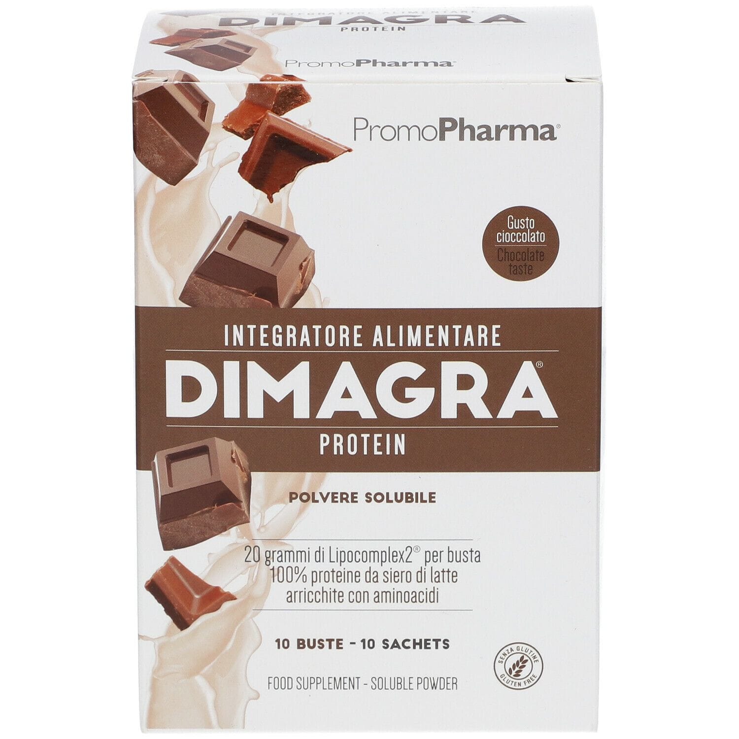DIMAGRA PROTEIN CIOCCOLATO 10 BUSTE