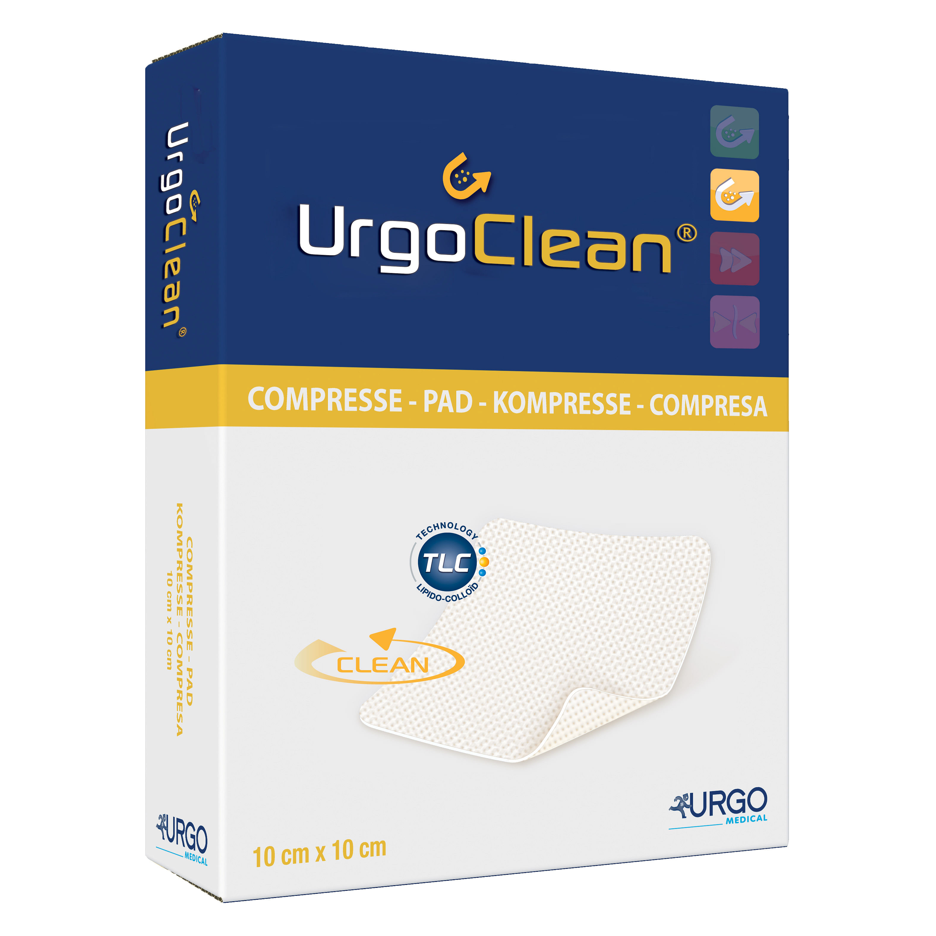 Medicazione Sterile Urgoclean 10 X10 Cm 5 Pezzi