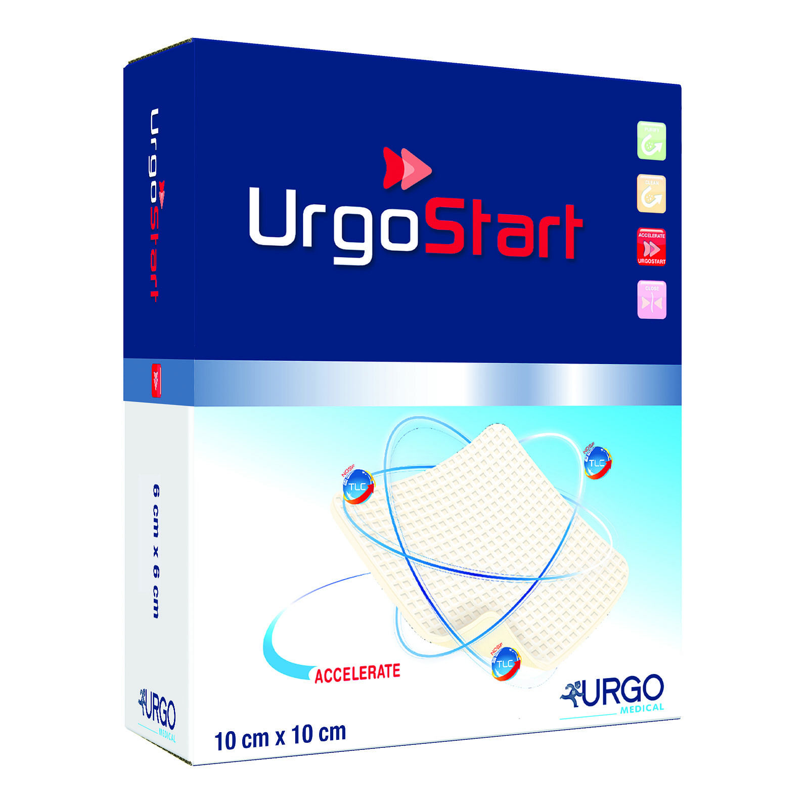 Medicazione Sterile Urgostart 10 X10 Cm 3 Pezzi