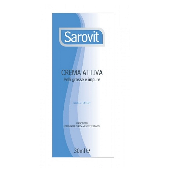 Sarovit Crema Pelli Grasse/Impure 30 Ml