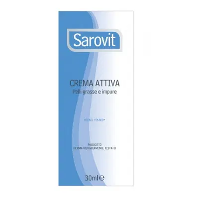 SAROVIT CREMA PELLI GRASSE/IMPURE 30 ML SAROVIT CREMA PELLI GRASSE/IMPURE 30 ML