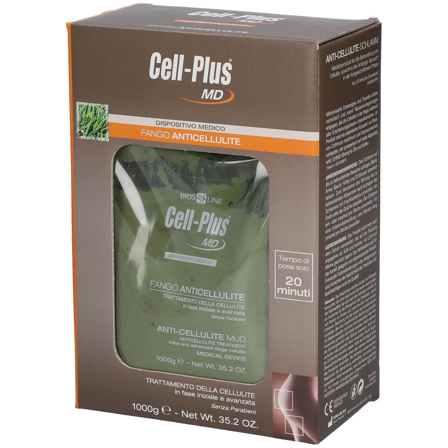 CELL PLUS MD FANGO ANTICELLULITE 1 KG