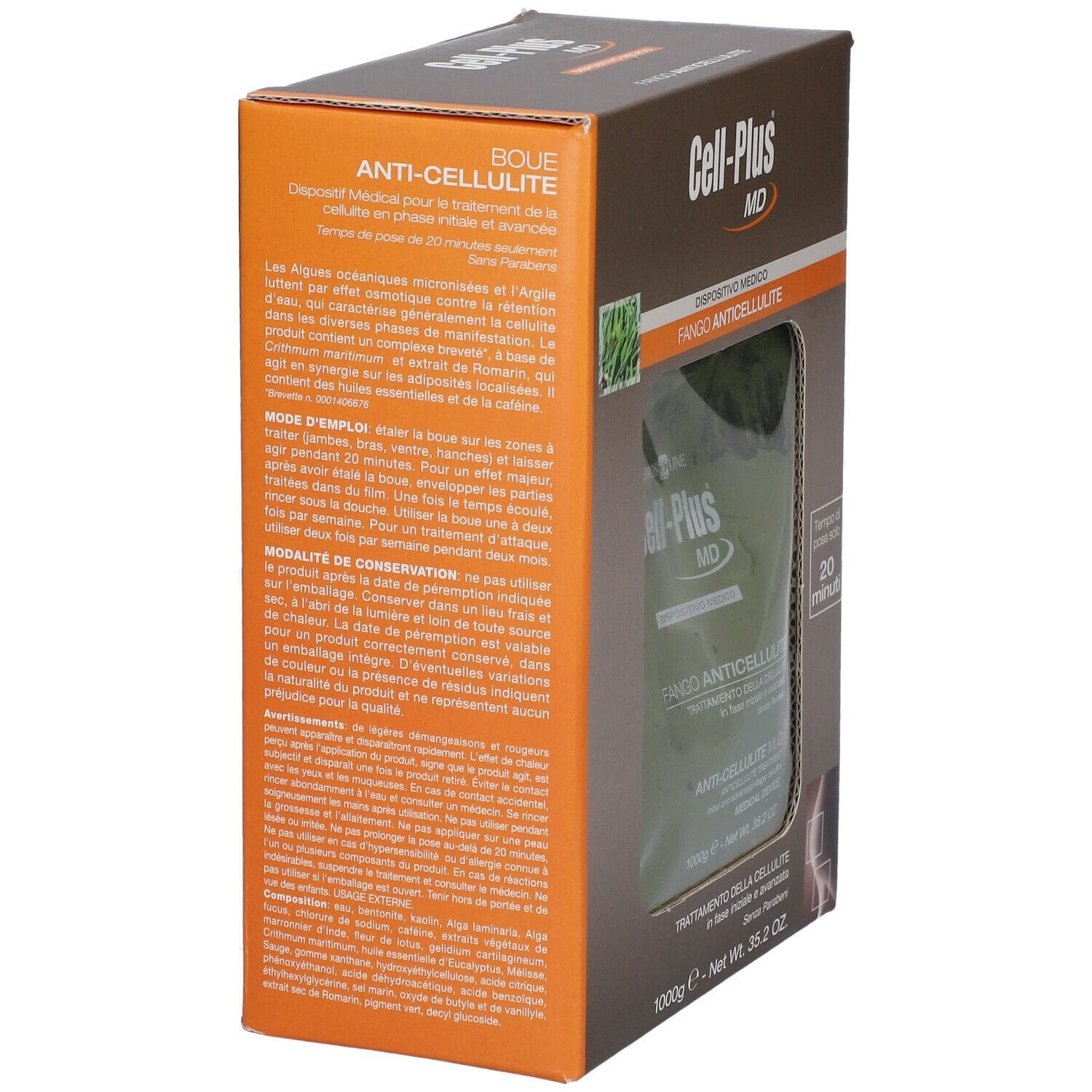 CELL PLUS MD FANGO ANTICELLULITE 1 KG