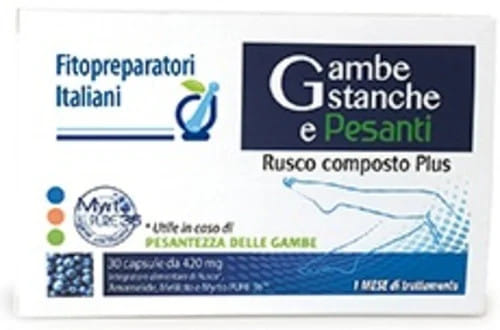 FITOPREPARATORI ITALIANI RUSCO COMPOSTO PLUS 30CAPSULE