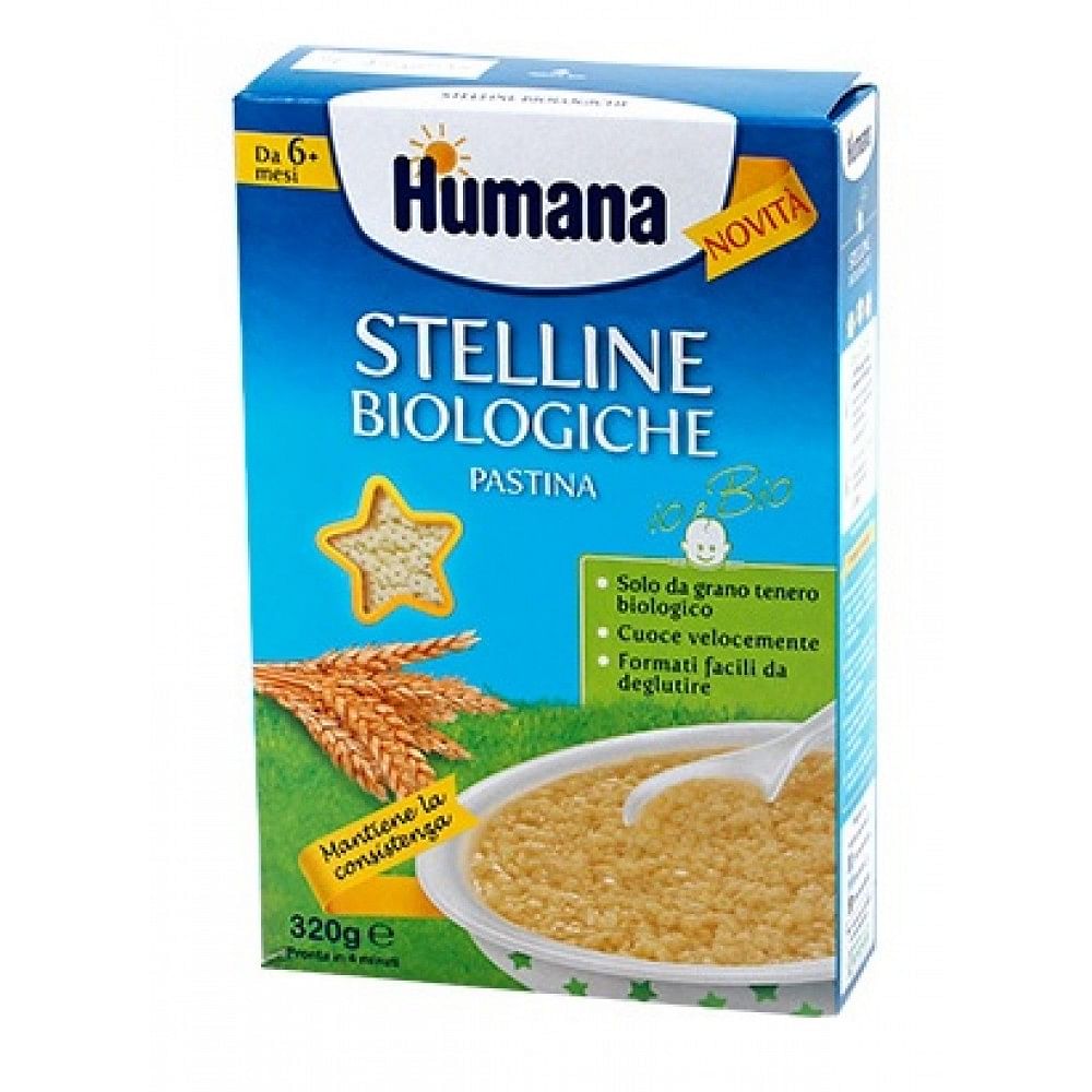 Humana Stelline Pastina Biologica 320 G