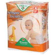 SEMPRE ASCIUTTO MAXI TAGLIA 4 8/18KG 18 PEZZI PROFAR