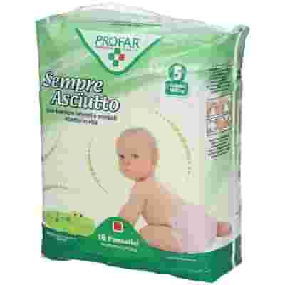 SEMPRE ASCIUTTO JUNIOR TAGLIA 5 12/25KG 16 PEZZI PROFAR