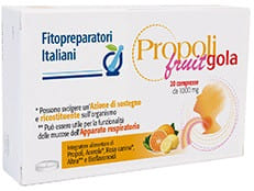 FITOPREPARATORI ITALIANI PROPOLI FRUIT GOLA 20 COMPRESSE