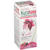 KURATUSS NATURAL SCIROPPO BAMBINI PER TOSSE SECCA E GRASSA CON MISURINO DOSATORE GUSTO FRUTTI DI BOSCO 210 G