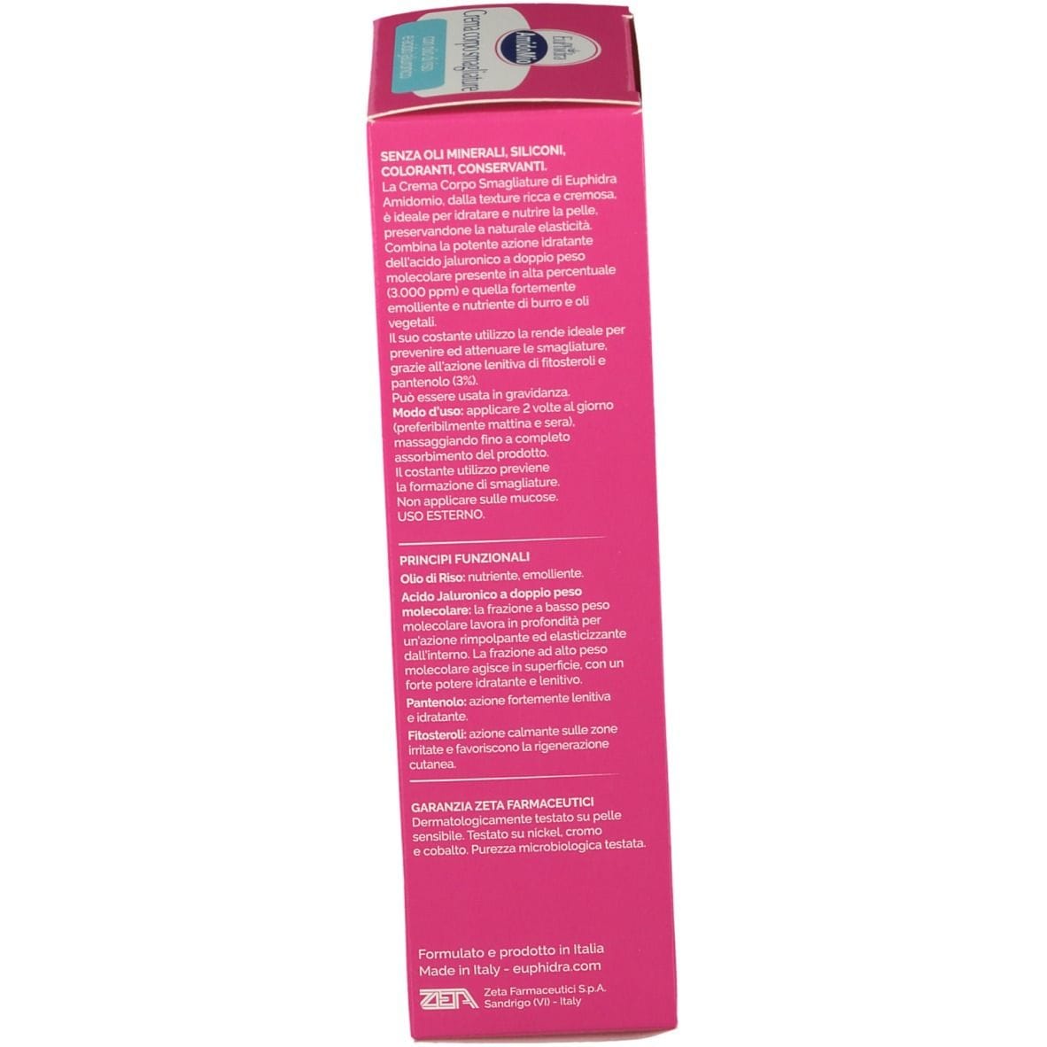 EUPHIDRA AMIDOMIO CREMA CORPO SMAGLIATURE ELASTICIZZANTE 200 ML