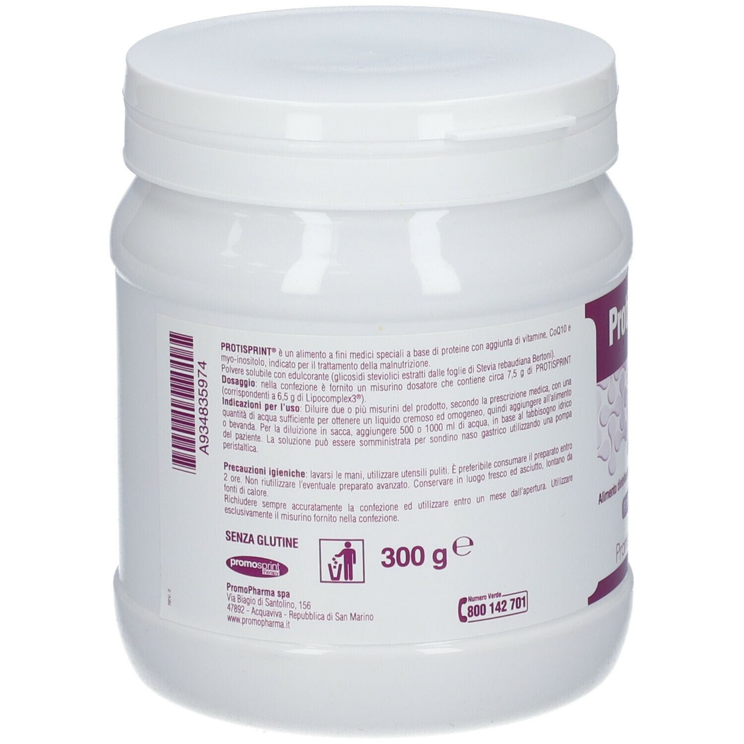 PROTISPRINT NUTRITION POLVERE PROTEICA 300G