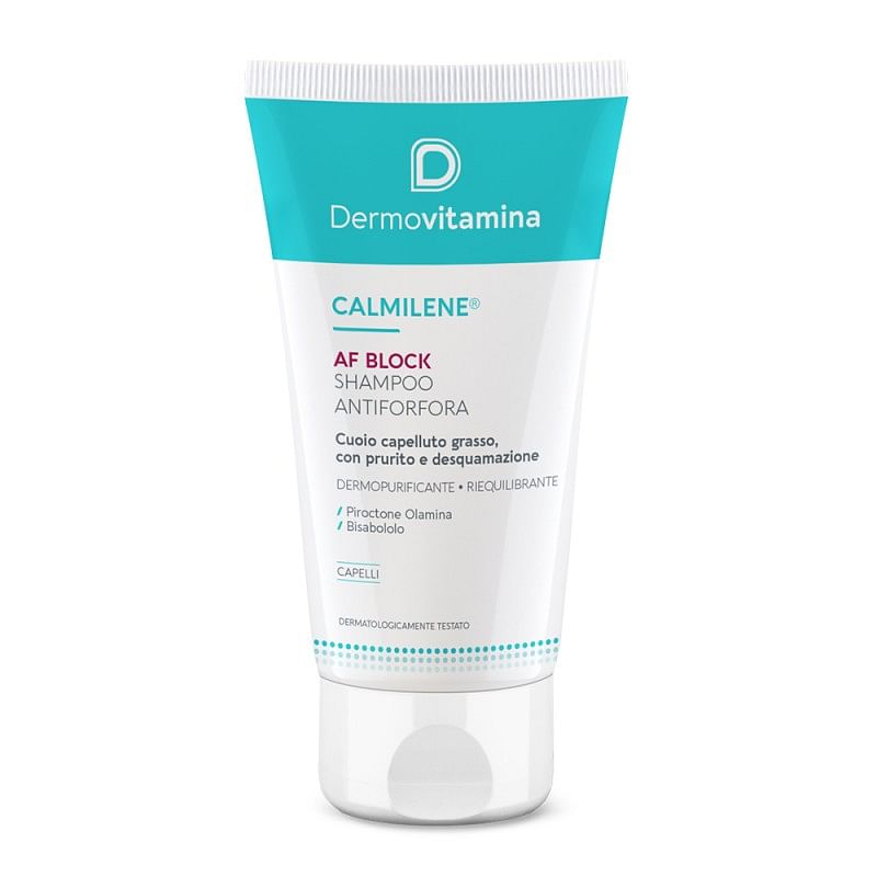 Dermovitamina Calmilene Af Block Shampoo Antiforfora Dermopurificante Dermatite Seborroica 200 Ml