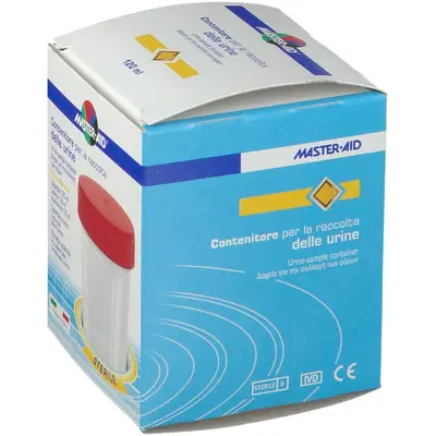 CONTENITORE RACCOLTA URINA MASTER-AID 120 ML CONTENITORE RACCOLTA URINA MASTER-AID 120 ML