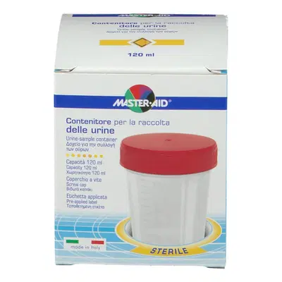 CONTENITORE RACCOLTA URINA MASTER-AID 120 ML CONTENITORE RACCOLTA URINA MASTER-AID 120 ML