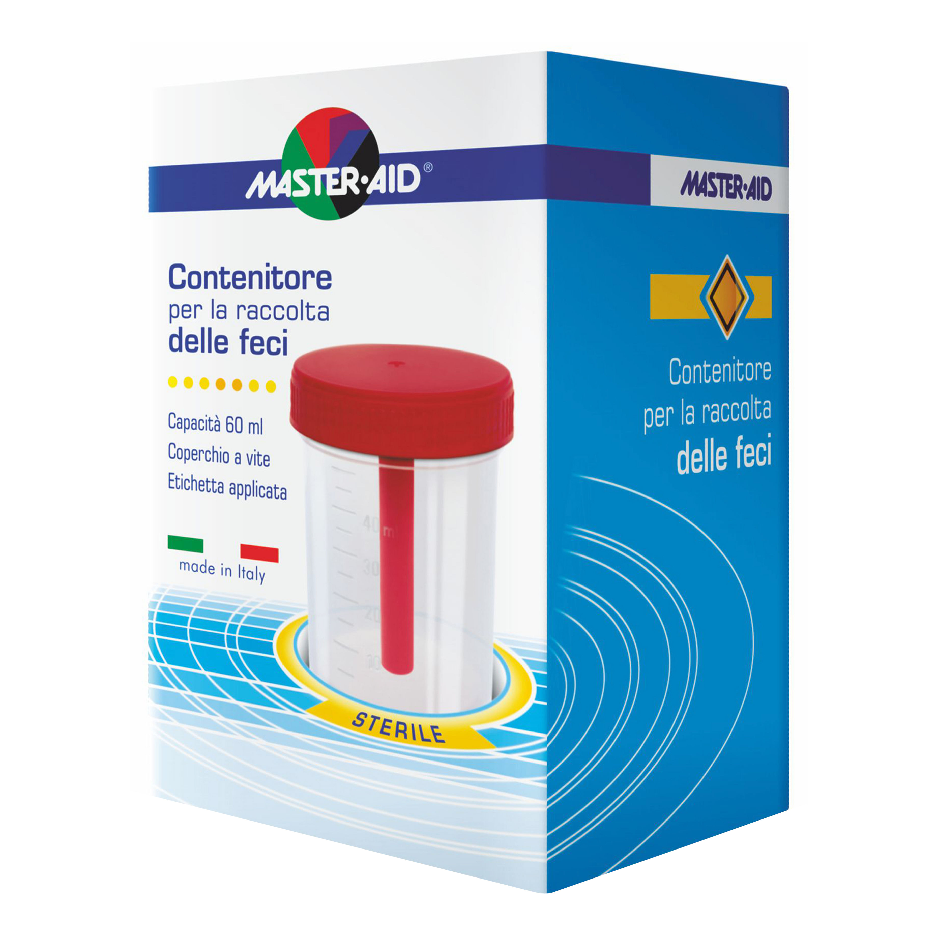 Contenitore Raccolta Feci Master Aid 60 Ml