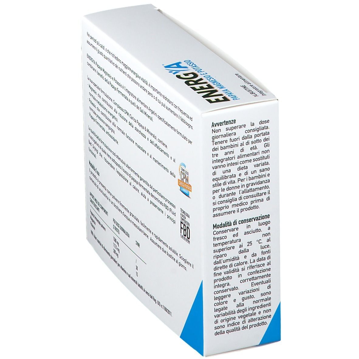 ENERGYA PAPAYA MAGNESIO POTASSIO 14 BUSTINE