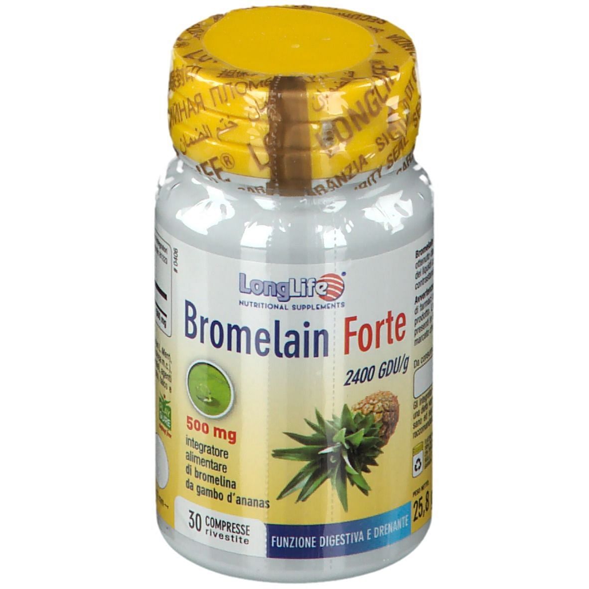 Longlife Bromelain Forte 30 Compresse