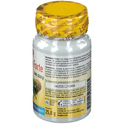 LONGLIFE BROMELAIN FORTE 30 COMPRESSE LONGLIFE BROMELAIN FORTE 30 COMPRESSE