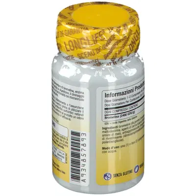 LONGLIFE BROMELAIN FORTE 30 COMPRESSE LONGLIFE BROMELAIN FORTE 30 COMPRESSE