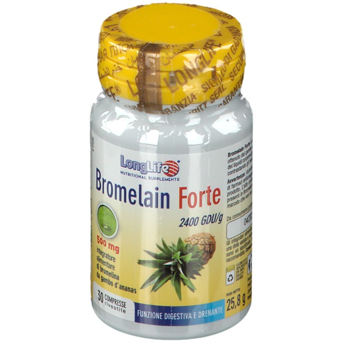 LONGLIFE BROMELAIN FORTE 30 COMPRESSE