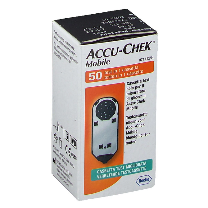 Strisce Misurazione Glicemia Accu Chek Mobile 50 Test Mic 2