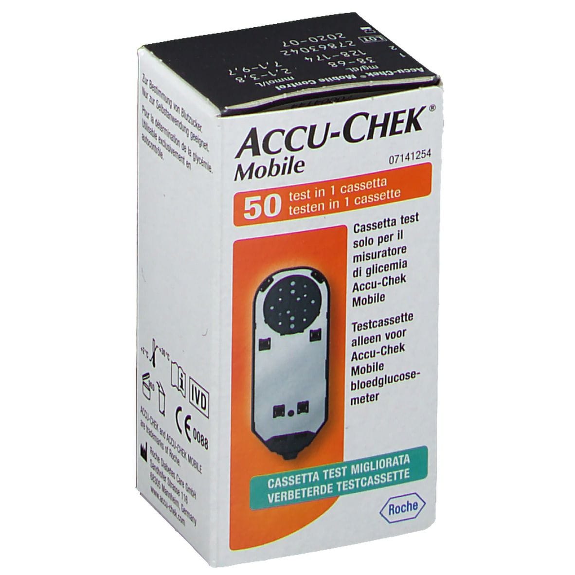 Strisce Misurazione Glicemia Accu Chek Mobile 50 Test Mic 2