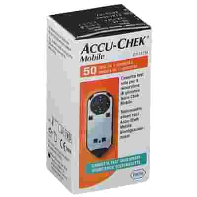 STRISCE MISURAZIONE GLICEMIA ACCU-CHEK MOBILE 50 TEST MIC 2