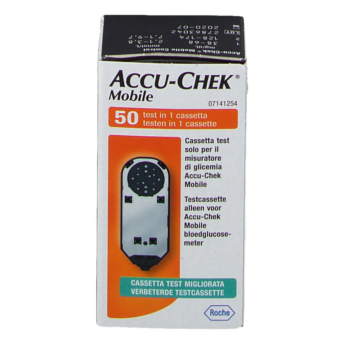 STRISCE MISURAZIONE GLICEMIA ACCU-CHEK MOBILE 50 TEST MIC 2