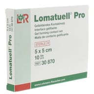 LOMATUELL PRO MEDICAZIONE DI CONTATTO GELIFICANTE STERILE PRIVA DI LATTICE 5X5CM 10 PEZZI