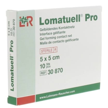 Lomatuell Pro Medicazione Di Contatto Gelificante Sterile Priva Di Lattice 5 X5 Cm 10 Pezzi