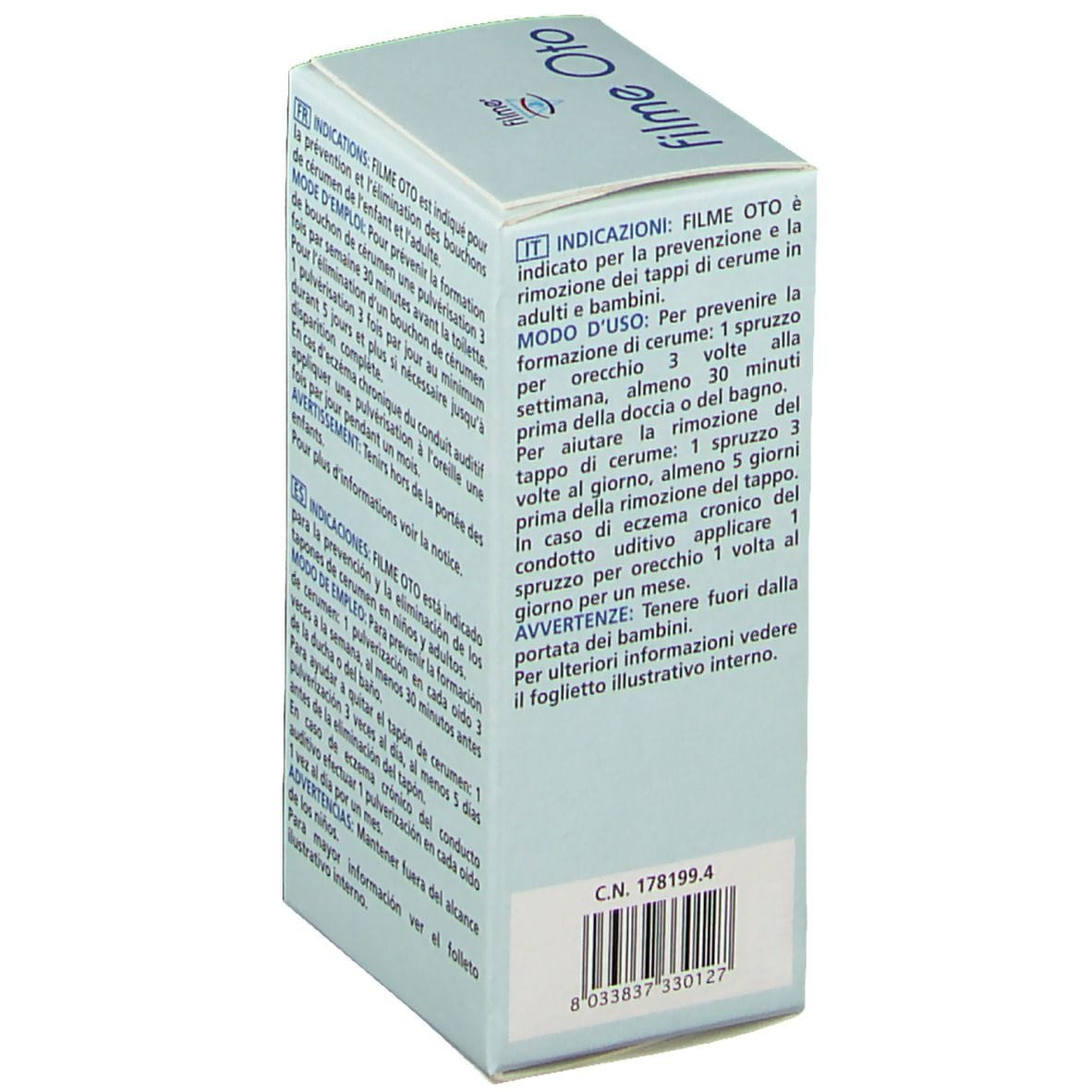 OLIO SPRAY AURICOLARE FILME OTO 20 ML