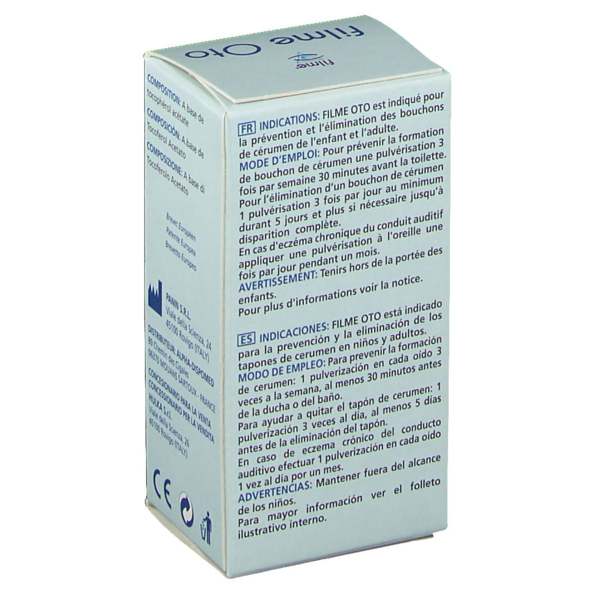 OLIO SPRAY AURICOLARE FILME OTO 20 ML