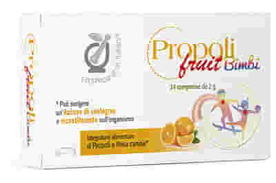 FITOPREPARATORI ITALIANI PROPOLACTIV FRUIT BIMBI 24 COMPRESSE