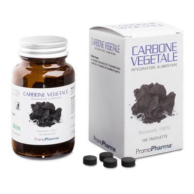 CARBONE VEGETALE 100 COMPRESSE