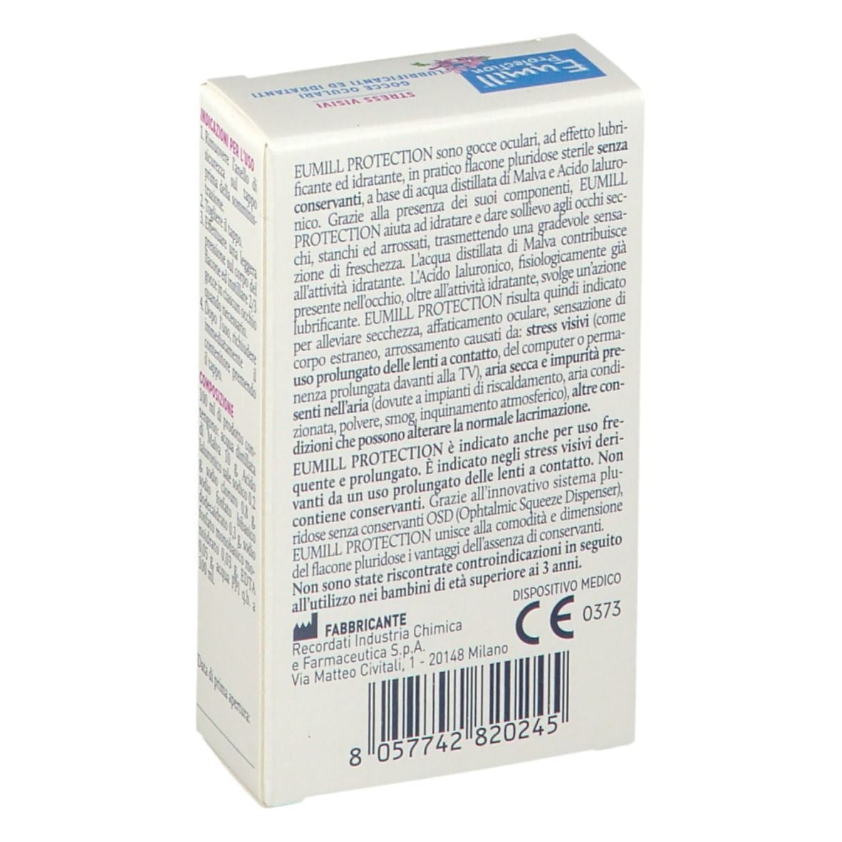 EUMILL GOCCE OCULARI PROTECTION FLACONE 10 ML